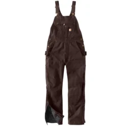 Carhartt Women's Relaxed Fit Washed Duck Insulated Bib Overall