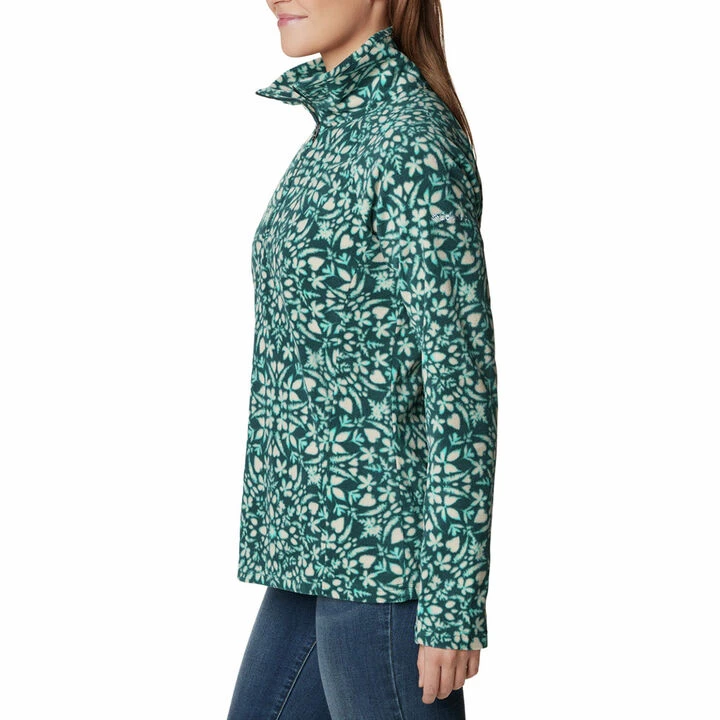 Columbia Women's Glacial IV Print Half-Zip Fleece Top 2 Columbia Women's Glacial IV Print Half-Zip Fleece Top - Image 2
