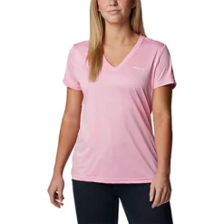 Columbia Women's Hike V-Neck Short-Sleeve Shirt -Outlet Cladique Store 1991561 679 a3 om