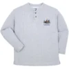 ESY Women's Maine Cabin Two Button Henley Sweatshirt