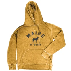 Ocean Beach Women's KTP Moose Maine Up North Vintage Hooded Sweatshirt