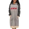 Lazy One Women's Cabin Moose Sleep Hoodie