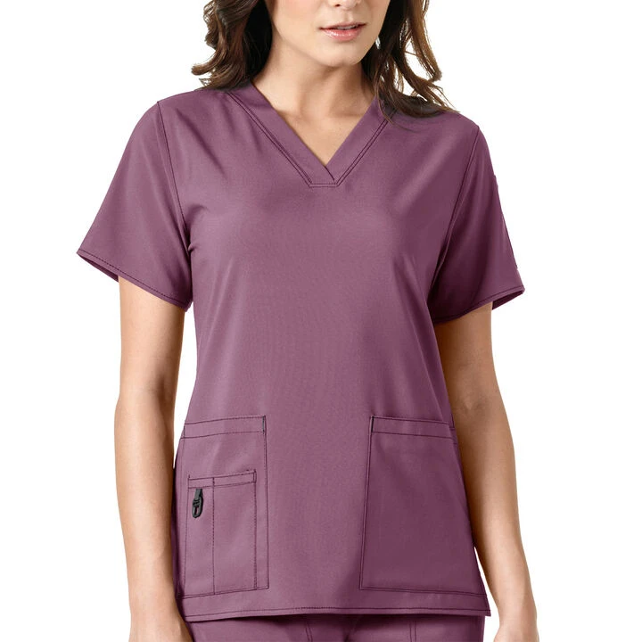 Carhartt Women's Carhartt Force Cross-Flex Modern Fit V-Neck Scrub Top 1 Carhartt Women's Carhartt Force Cross-Flex Modern Fit V-Neck Scrub Top