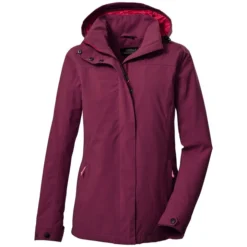 Killtec Women's KOS 92 Hooded Rain Jacket