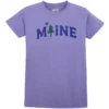 Green Street Cotton Women's Maine Flag Graphic Short-Sleeve T-Shirt