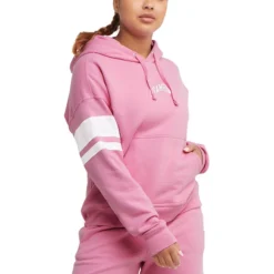 Champion Women's Powerblend Stripe Sleeve Hoodie