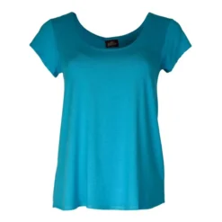 Salaam Clothing Women's Cora Short-Sleeve T-Shirt -Outlet Cladique Store Salaam Cora Tee Lagoon