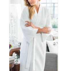 Majestic International Women's Somerset Waffle Kimono Robe