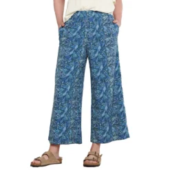 Toad&Co Women's Sunkissed Wide Leg Pant -Outlet Cladique Store T1442102 IRIS BUTTERFLY PRINT 1