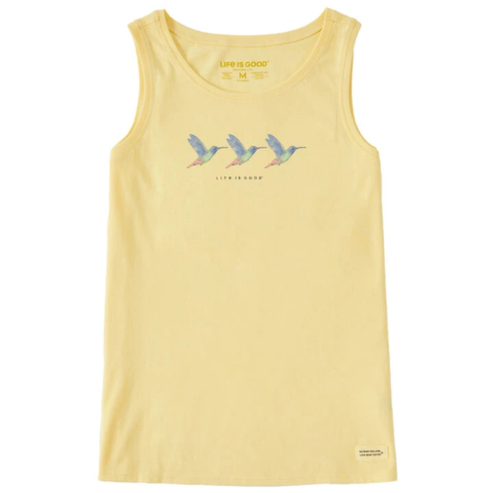 Life Is Good Women's Three Hummingbirds Crusher-LITE Tank Top 1 Life Is Good Women's Three Hummingbirds Crusher-LITE Tank Top