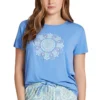 Life Is Good Women's Mandala Turtle Lightweight Short-Sleeve Sleep T-Shirt