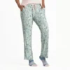 Life Is Good Women's Woodland Floral Pattern Lightweight Sleep Pant