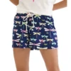 Hatley Little Blue House Women's Dragonflies Sleep Short