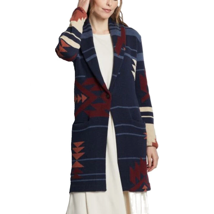 Pendleton Women's Graphic Sweater Coat 1 Pendleton Women's Graphic Sweater Coat